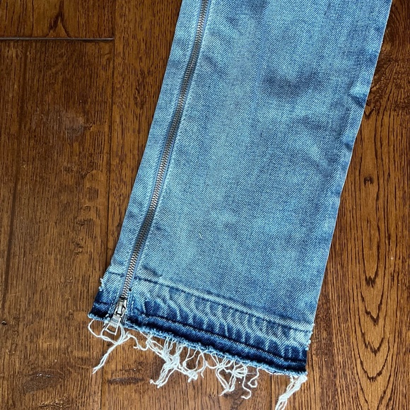 Hudson Women’s Holly Denim Released zipper jeans, raw hem - Picture 6 of 10